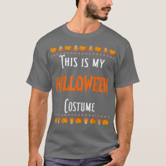 Camiseta Esta É A Minha Costume De Halloween Engraçada Cami