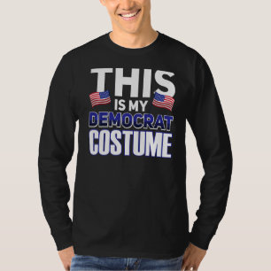 Camiseta Esta É A Minha Costume Democrata