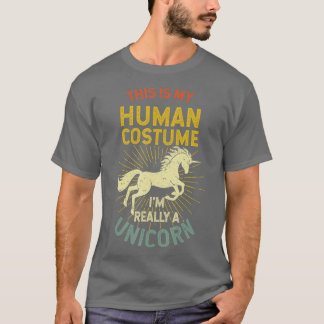 Camiseta Esta É A Minha Costume Humana Eu Sou Realmente Um
