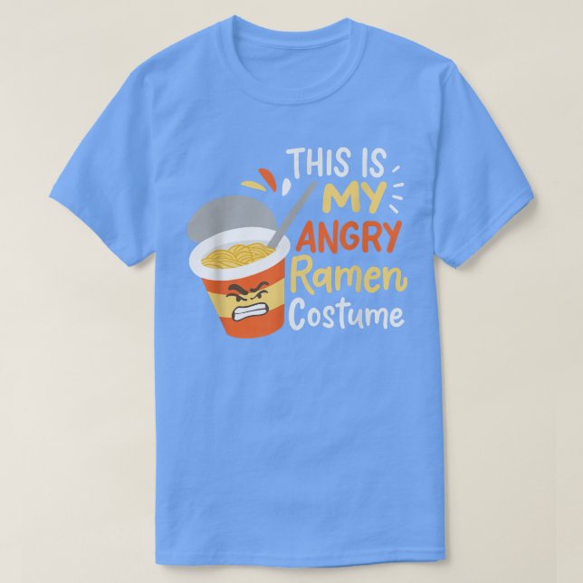 Camiseta Esta É A Minha Costume Ramen Irritada (Frente do Design)