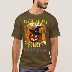 Camiseta Esta É A Minha Custa Engraçada Costume Policial As