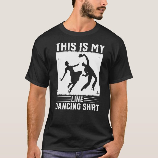 Camiseta Esta É A Minha Dança De Linha (Frente)