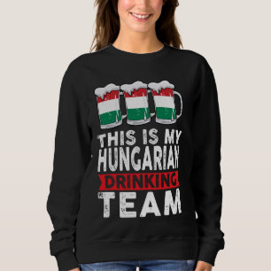 Camiseta esta é a minha equipe de bebendo húngaro hungarian