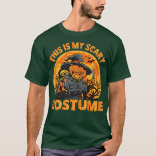 Camiseta Esta é a minha fantasia assustadora Candy Spooky S