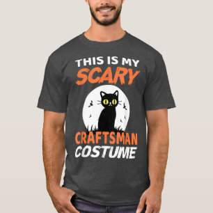 Camiseta Esta é a minha fantasia assustadora de artesão par