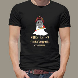 Camiseta Esta é a minha fantasia de bombeiro