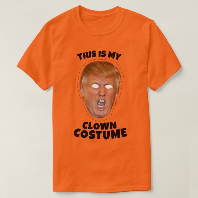 Camiseta Esta é a minha fantasia de Donald Trump (Frente do Design)