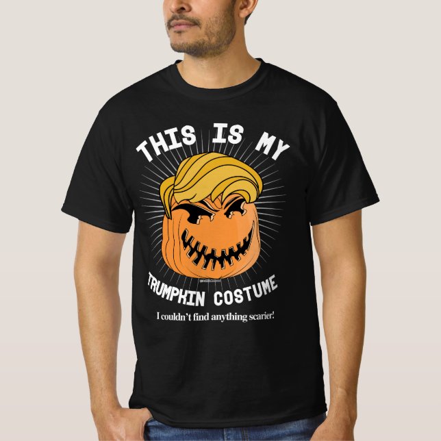 Camiseta Esta é a minha fantasia de Donald Trumpkin (Frente)