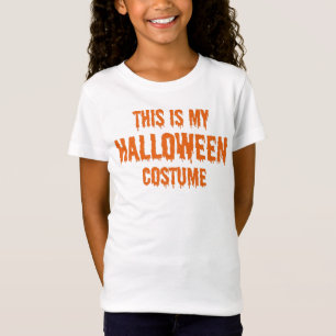 Camiseta esta é a minha fantasia de halloween