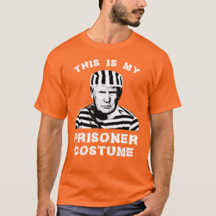 Camiseta Esta é a minha fantasia de prisioneiro