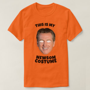 Camiseta Esta é a minha fantasia do Gavin Newsom