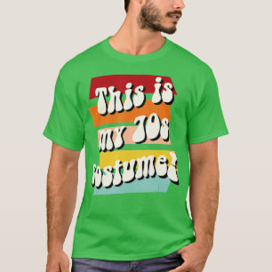 Camiseta Esta é a minha fantasia dos anos 70, 1970 Hippy Ph