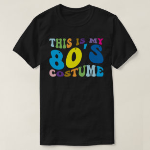 Camiseta Esta é a minha fantasia dos anos 80 - Retro Hallow