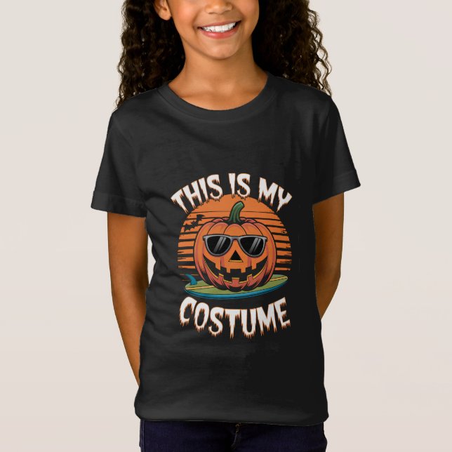 Camiseta Esta é a minha fantasia Halloween (Frente)