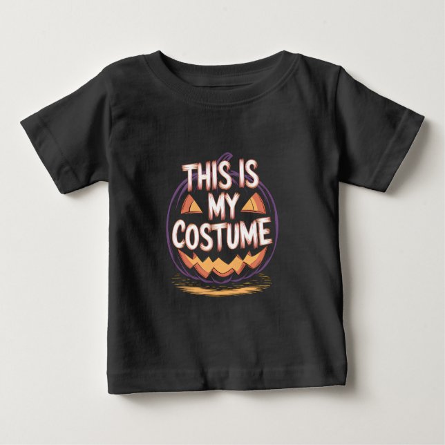 Camiseta Esta é a minha fantasia Halloween (Frente)