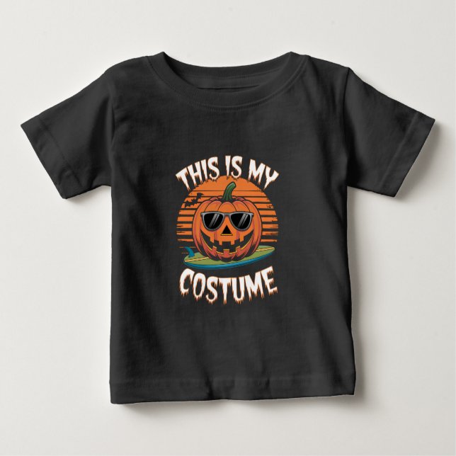 Camiseta Esta é a minha fantasia Halloween (Frente)