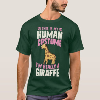 Camiseta Esta é a minha fantasia humana. Eu sou mesmo um Ha