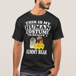 Camiseta Esta é a minha fantasia humana, eu sou mesmo um ur