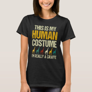 Camiseta Esta é a minha fantasia humana Eu sou mesmo uma Gi