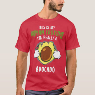 Camiseta Esta é a minha fantasia humana eu sou realmente um