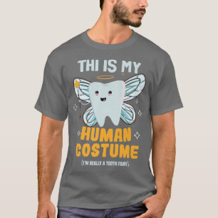 Camiseta Esta é a minha fantasia humana Fada Dental Hygien