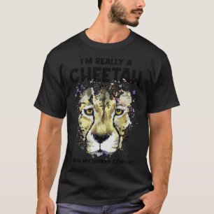 Camiseta Esta é a minha fantasia humana. Sou mesmo um Chita