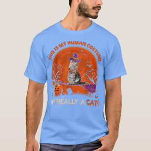 Camiseta Esta é a minha fantasia humana. Sou mesmo um fanfa