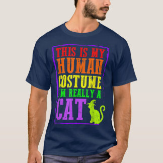 Camiseta Esta é a minha fantasia humana. Sou mesmo um fanfa