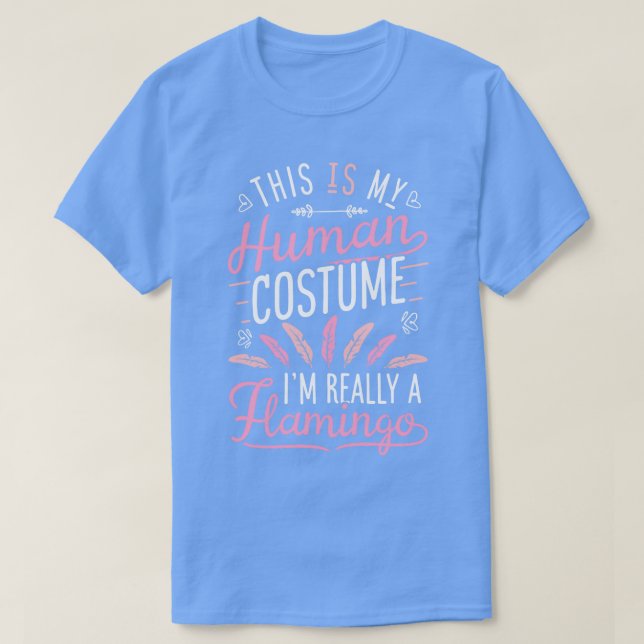Camiseta Esta é a minha fantasia humana. Sou mesmo um Flami (Frente do Design)
