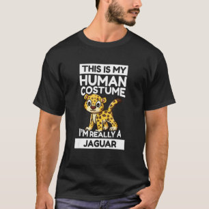 Camiseta Esta é a minha fantasia humana. Sou mesmo um Jagua