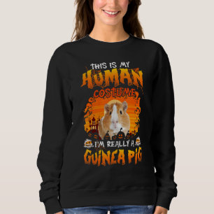 Camiseta Esta é a minha fantasia humana. Sou mesmo um porco