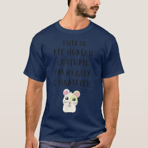 Camiseta Esta é a minha fantasia humana. Sou mesmo um Teto