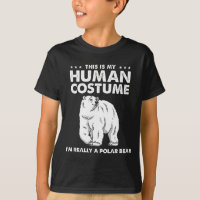 Esta é a minha fantasia humana. Sou mesmo um Urso 