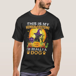 Camiseta Esta é a minha fantasia humana. Sou mesmo uma Cana