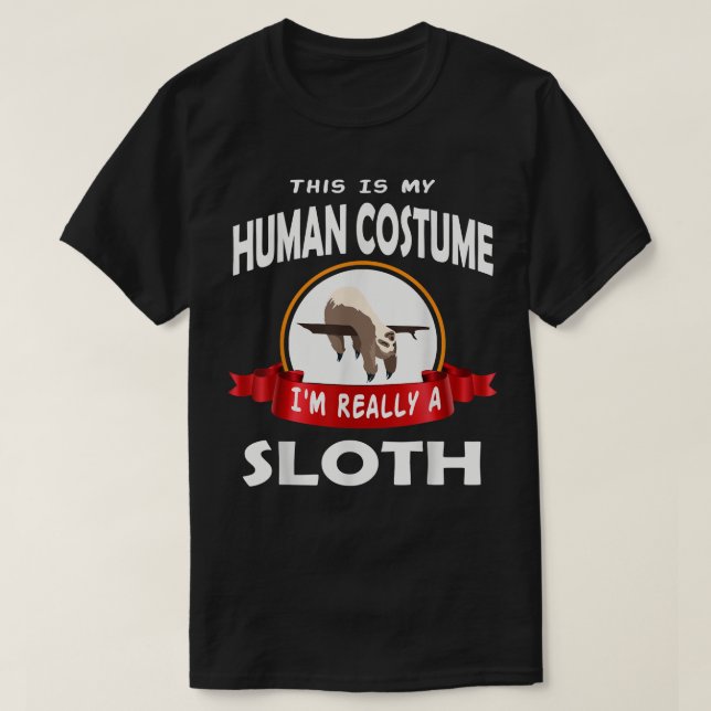 Camiseta Esta é a minha fantasia humana. Sou mesmo uma fofa (Frente do Design)