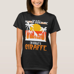 Camiseta Esta é a minha fantasia humana. Sou mesmo uma gira