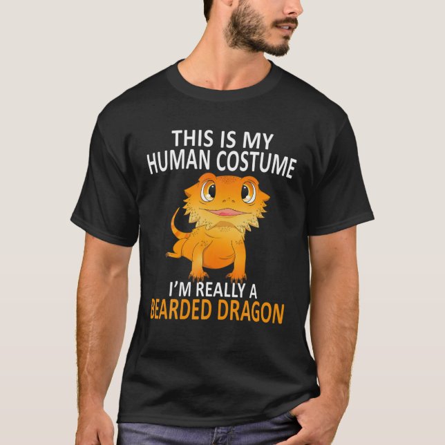 Camiseta Esta é a minha fantasia humana. Sou um salão de dr (Frente)