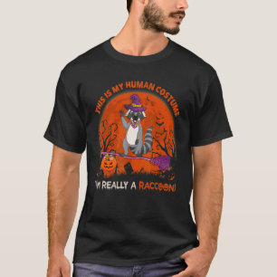 Camiseta Esta é a minha fantasia humana. Sou um salão de gu