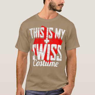 Camiseta Esta é a minha fantasia suíça