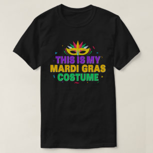 Camiseta Esta é a minha festa de fantasia de Mardi Gras
