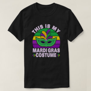 Camiseta Esta é a minha festa de fantasia de Mardi Gras