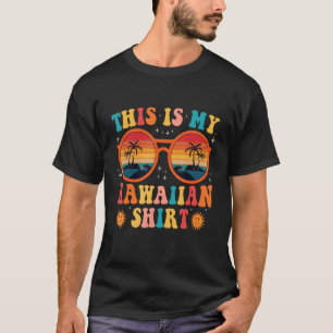 Camiseta Esta É A Minha Festa De Verão Tropical Legal Havai
