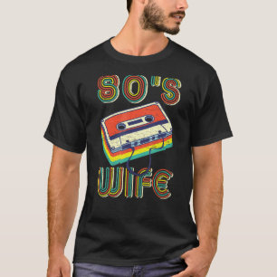 Camiseta Esta é a minha festa do Retro anos 80 90 da Esposa