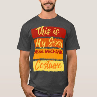 Camiseta Esta é a minha Festa Sexy Diesel Mecânico