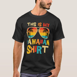 Camiseta Esta É A Minha Festa Tropical De Luau, No Havaí, H