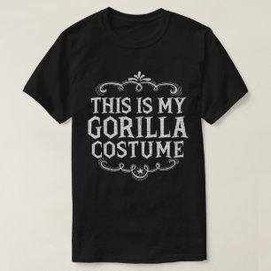Camiseta Esta É A Minha Freguiça De Halloween De Gorilla En