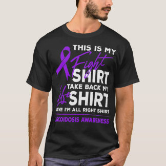 Camiseta Esta É A Minha Luta Contra A Sarcoidose Sensibiliz