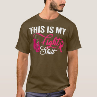 Camiseta Esta É A Minha Luta Contra O Cancer Da Mama