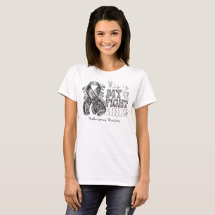 Camiseta Esta é a minha luta contra o guerreiro parkinson