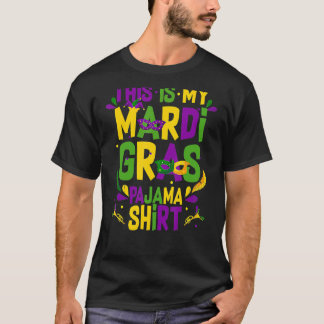 Camiseta Esta É A Minha Mardi Gras Pajama Men Mulheres Meni